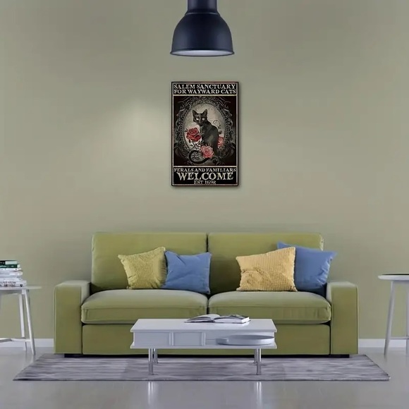 Salem Sanctuary For Wayward Cats Metal Tin Sign (8''x12''/20cm*30cm) - Picture 5 of 6